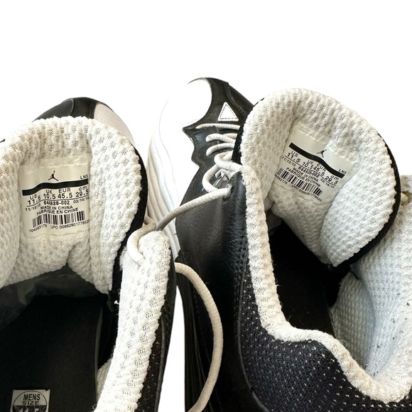 Air Jordan Jumpman Team Sneaker in Black/White Size 11.5 - Picture 13 of 16